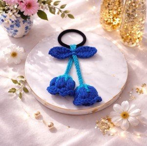Flower Latkan Hair Tie