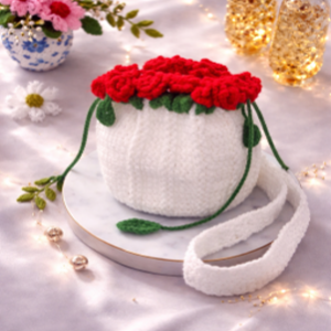Rose Crochet Bag