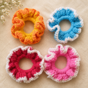 Crochet Blossom Hair Bands