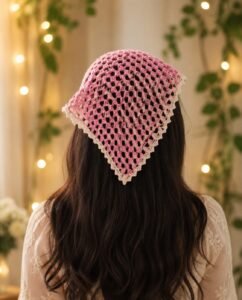 Cotton Candy Lace Bandana