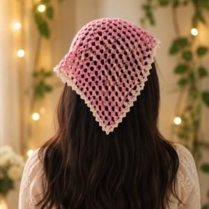 Cotton Candy Lace Bandana