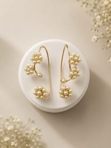 Flora Pearl Luxe Ear Cuff Set