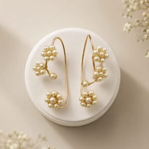 Flora Pearl Luxe Ear Cuff Set