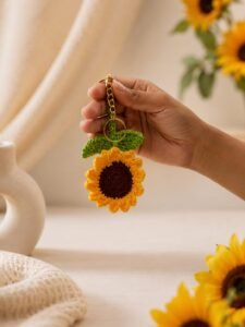 Sunflower Keychain