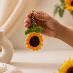 Sunflower Keychain