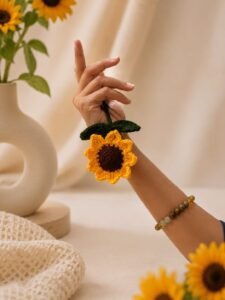Sunflower Keychain