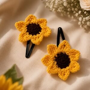Sunflower Hair Clips